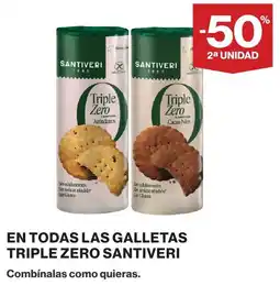El Corte Inglés Santiveri triple zero oferta