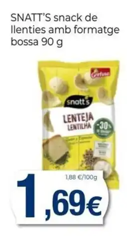 Keisy snatt's snack de llenties amb formatge oferta