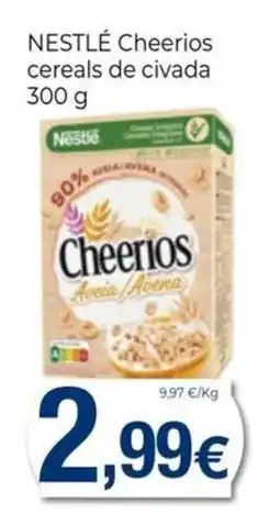 Keisy Nestlé Cheerios cereals de civada oferta
