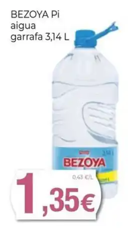 Keisy Bezoya aigua garrafa oferta