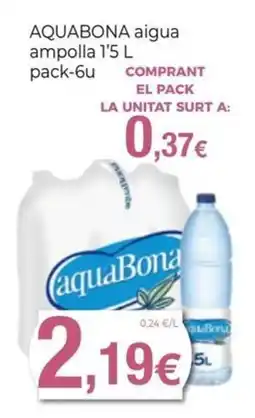 Keisy AquaBona aigua ampolla oferta