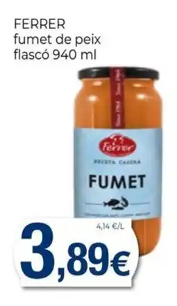 Keisy Ferrer fumet de peix oferta