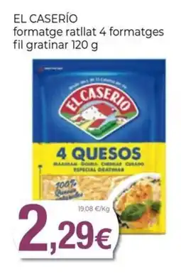 Keisy El caserío formatge ratllat 4 formatges fil gratinar oferta