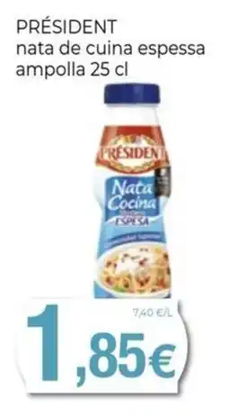 Keisy President nata de cuina espessa oferta