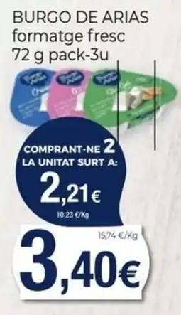 Keisy Burgo de Arias formatge fresc oferta