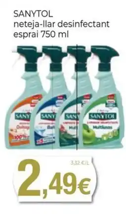 Keisy Sanytol neteja-llar desinfectant esprai oferta