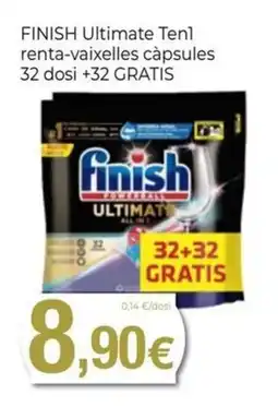 Keisy Finish ultimate ten1 renta-vaixelles càpsules oferta