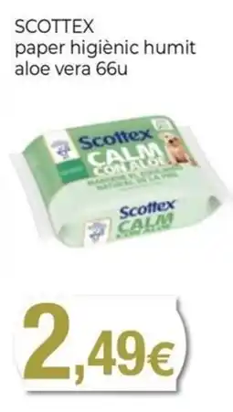 Keisy Scottex paper higiènic humit aloe vera oferta
