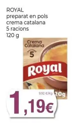 Keisy Royal preparat en pols crema catalana oferta