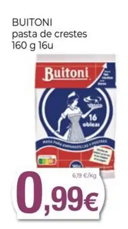 Keisy Buitoni pasta de crestes oferta