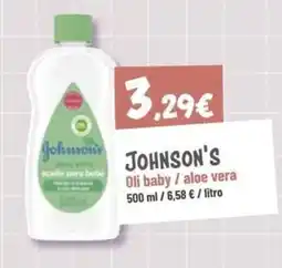 Keisy Johnson's oli baby / aloe vera oferta