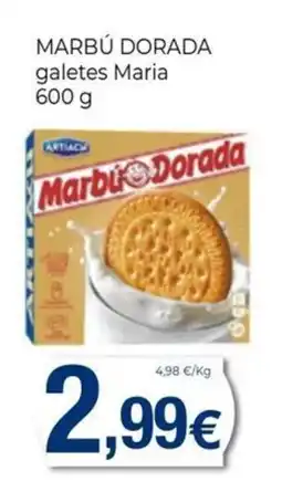 Keisy Marbú Dorada galetes Maria oferta