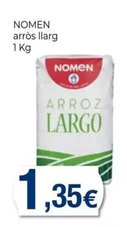 Keisy Nomen arròs llarg oferta