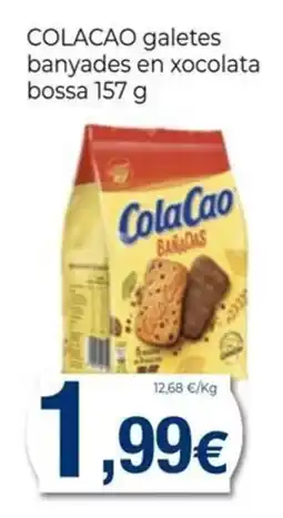 Keisy ColaCao galetes banyades en xocolata oferta