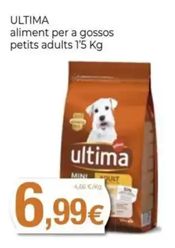 Keisy ultima aliment per a gossos petits adults 1'5 Kg oferta