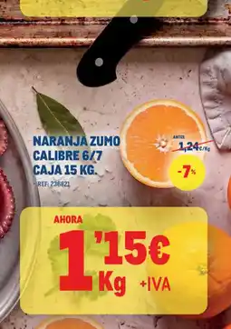Makro Naranja zumo calibre 6/7 oferta