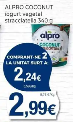 Keisy alpro iogurt vegetal stracciatella oferta