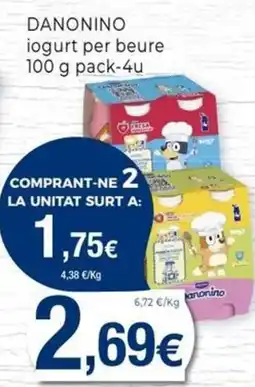 Keisy Danonino iogurt per beure oferta