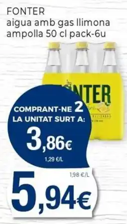 Keisy Fonter aigua amb gas llimona oferta