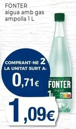 Keisy fonter aigua amb gas ampolla oferta