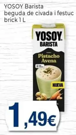 Keisy Yosoy barista beguda de civada i festuc oferta