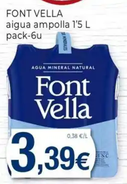 Keisy Font Vella aigua ampolla oferta