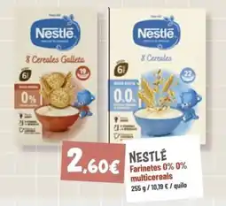 Keisy Nestlé farinetes 0% 0% multicereals oferta