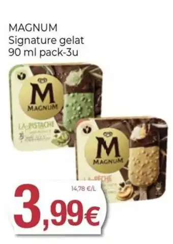 Magnum signature gelat