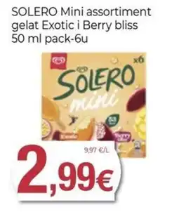 Keisy solero mini assortiment gelat exotic i berry bliss oferta