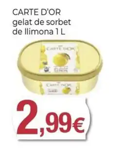 Keisy Carte d'or gelat de sorbet de llimona oferta