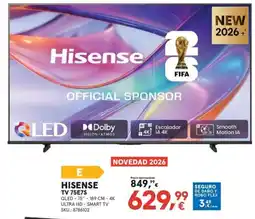 Worten Hisense TV 75E7S oferta