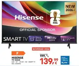 Worten Hisense TV 32A4S oferta