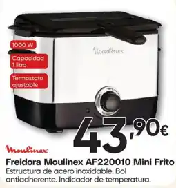 Hiper FROIZ Moulinex freidora af220010 mini frito oferta