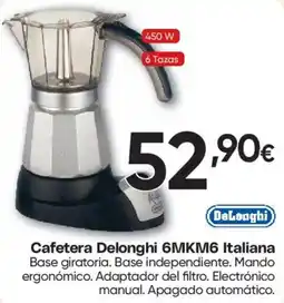 Hiper FROIZ Delonghi Cafetera 6MKM6 Italiana oferta