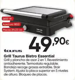Hiper FROIZ taurus grill taurus bistro essential oferta