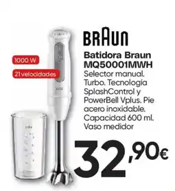 Hiper FROIZ Braun batidora mq50001mwh oferta