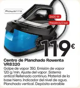 Hiper FROIZ Rowenta Centro de Planchado VR8320 oferta