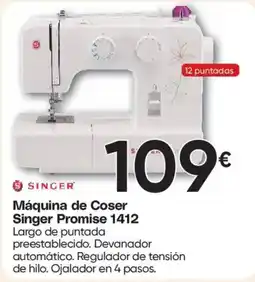 Hiper FROIZ Singer Máquina de Coser Singer Promise 1412 oferta
