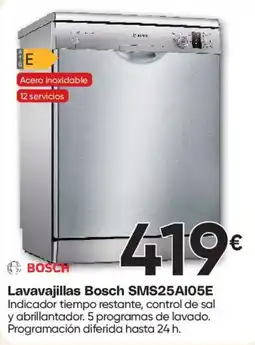 Hiper FROIZ Bosch lavavajillas SMS25AI05E oferta