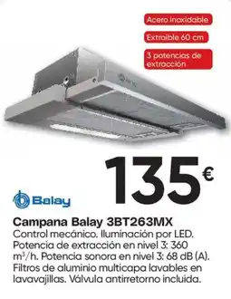 Hiper FROIZ Balay campana 3bt263mx oferta