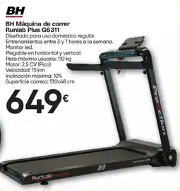 Hiper FROIZ BH Máquina de correr Runlab Plus G6311 oferta