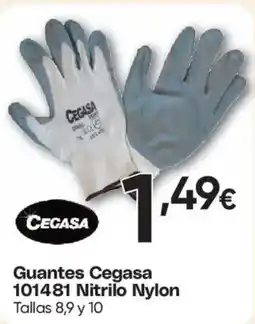 Hiper FROIZ Cegasa guantes 101481 nitrilo nylon oferta