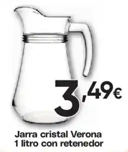 Hiper FROIZ Jarra cristal Verona oferta