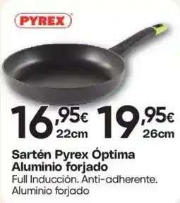 Hiper FROIZ Pyrex sartén óptima aluminio forjado oferta