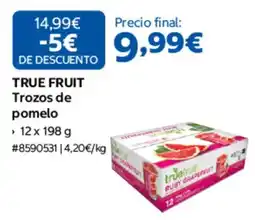 Costco True Fruit trozos de pomelo oferta