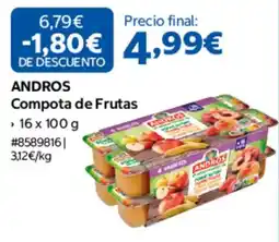 Costco Andros compota de frutas oferta