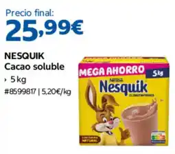 Costco Nesquik cacao soluble oferta