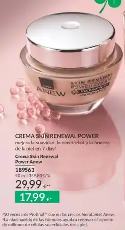 AVON Anew crema skin renewal power oferta