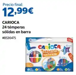 Costco Carioca 24 témperas sólidas en barra oferta