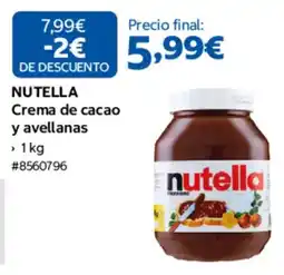 Costco nutella crema de cacao y avellanas oferta